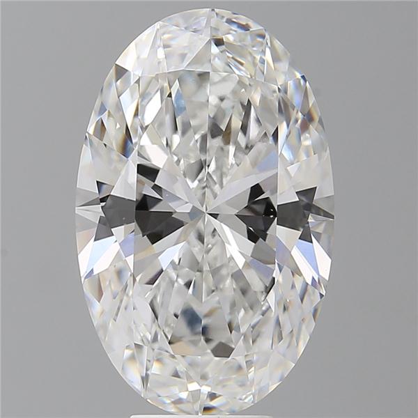 7.59 ct. oval Lab Grown Diamond front image
