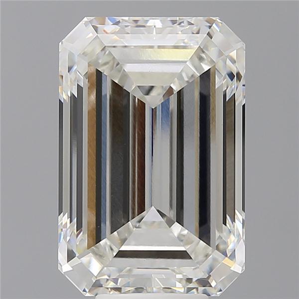 9.57 ct. emerald Lab Grown Diamond front image