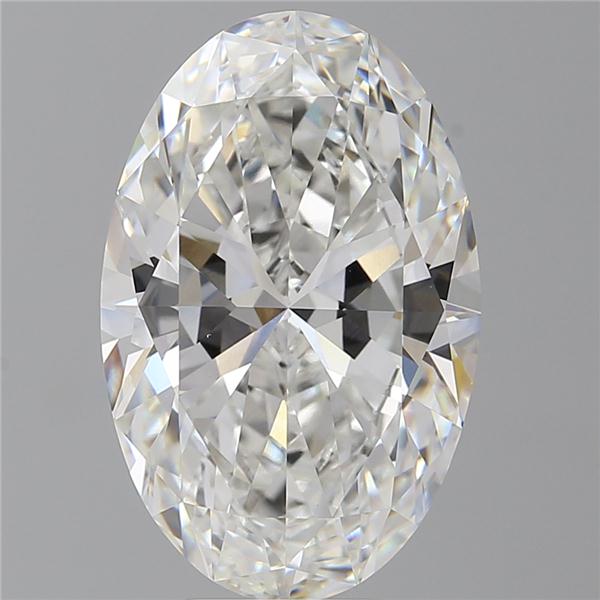 7.59 ct. oval Lab Grown Diamond front image