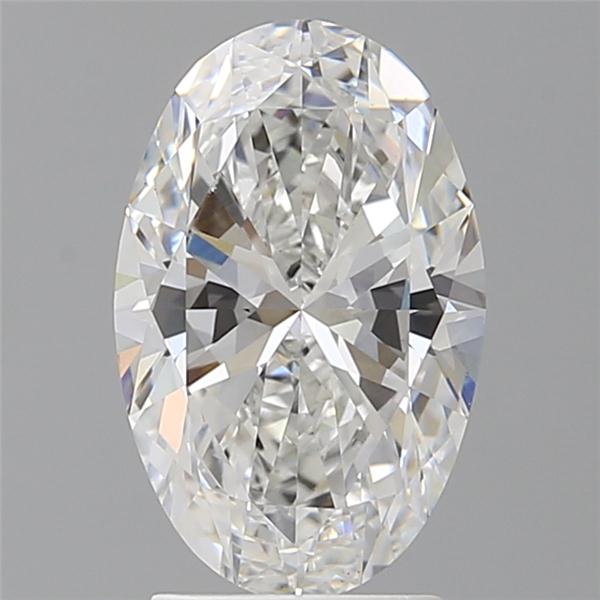2.60 ct. oval Lab Grown Diamond front image