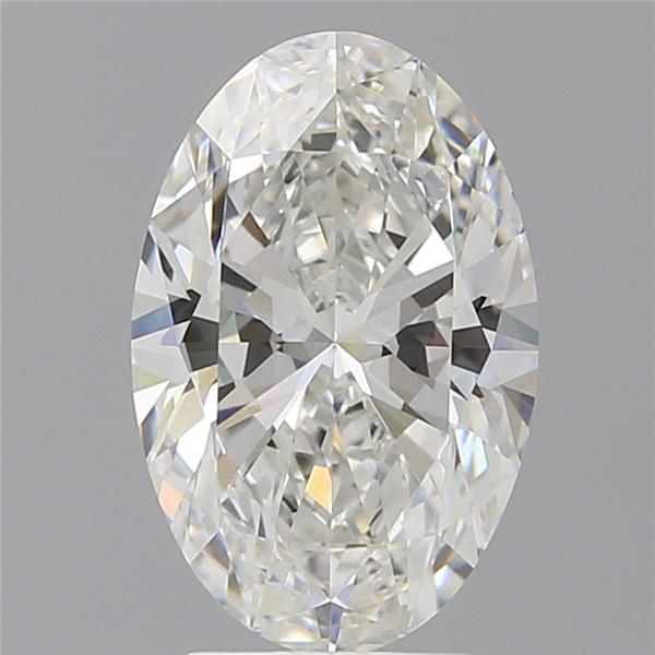 3.57 ct. oval Lab Grown Diamond front image
