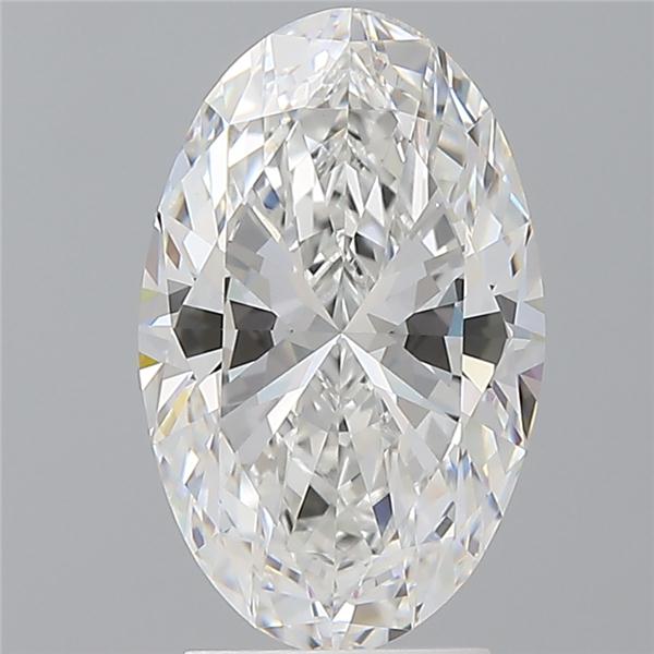 3.05 ct. oval Lab Grown Diamond front image