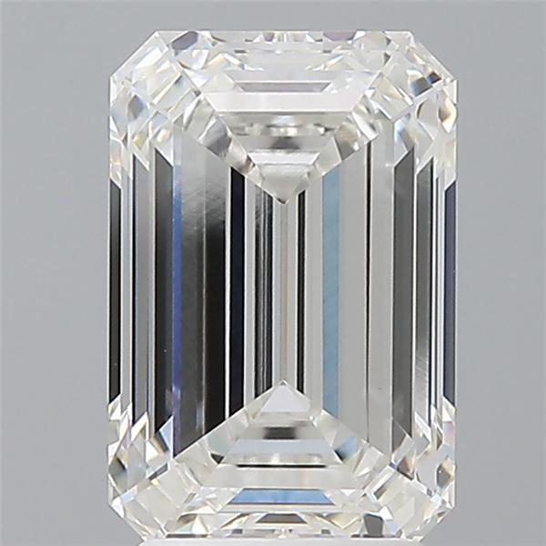 3.10 ct. emerald Lab Grown Diamond front image