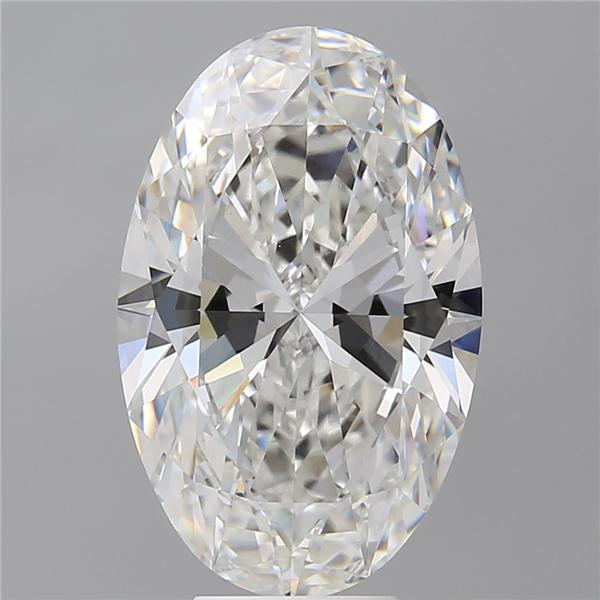 7.08 ct. oval Lab Grown Diamond front image