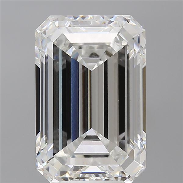 7.60 ct. emerald Lab Grown Diamond front image