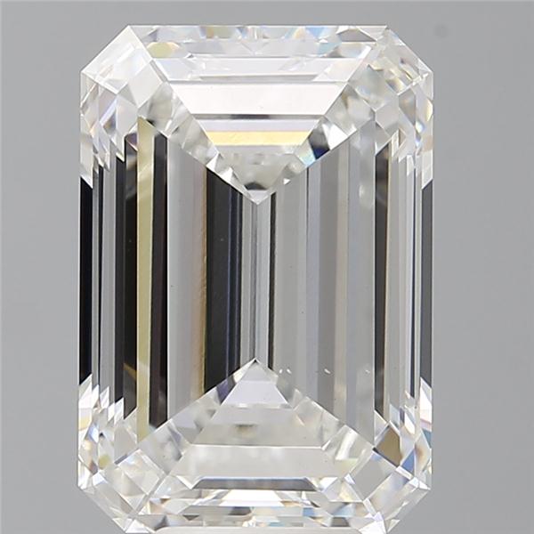7.60 ct. emerald Lab Grown Diamond front image