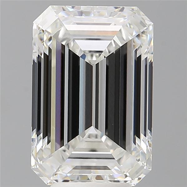 6.02 ct. emerald Lab Grown Diamond front image