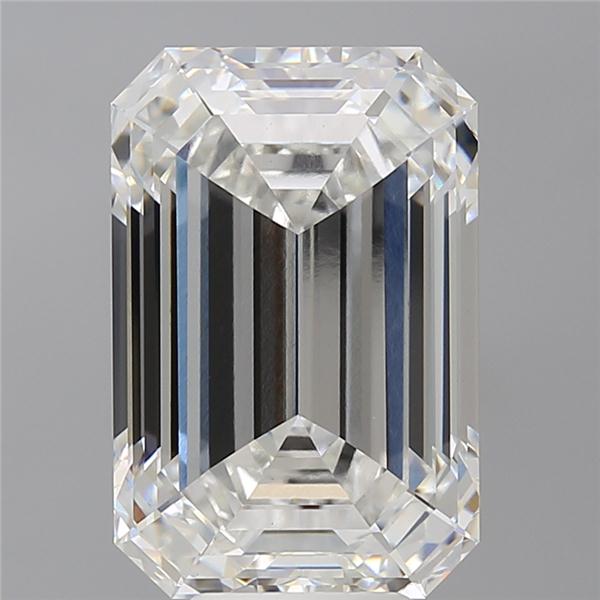 8.09 ct. emerald Lab Grown Diamond front image