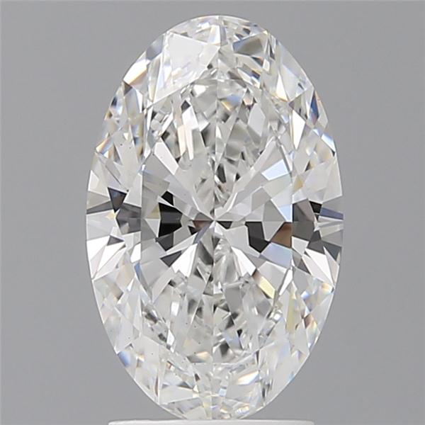 2.55 ct. oval Lab Grown Diamond front image