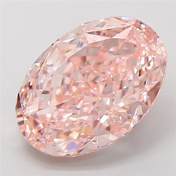 5.01 ct. oval Lab Grown Diamond front image
