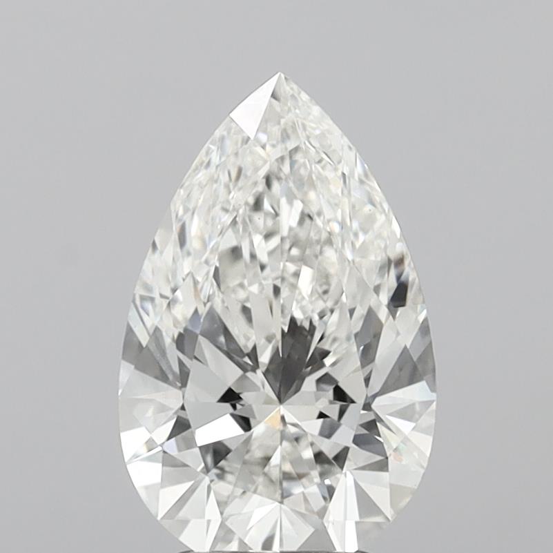 3.04 carat f VS1 EX Cut IGI pear diamond