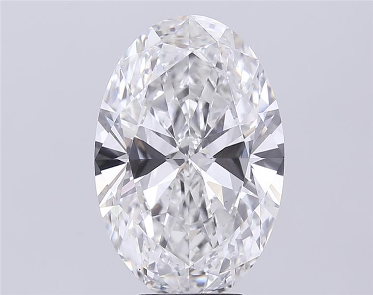 6.10 ct. oval Lab Grown Diamond front image