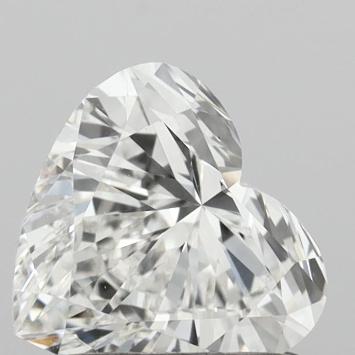 1.01 carat f VS1 EX Cut IGI heart diamond