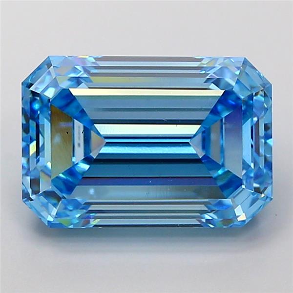5.51 ct. emerald Lab Grown Diamond front image