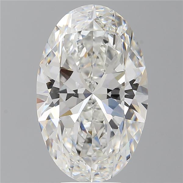 7.60 ct. oval Lab Grown Diamond front image