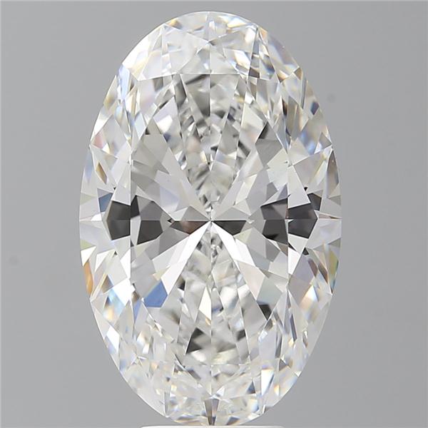 7.59 ct. oval Lab Grown Diamond front image