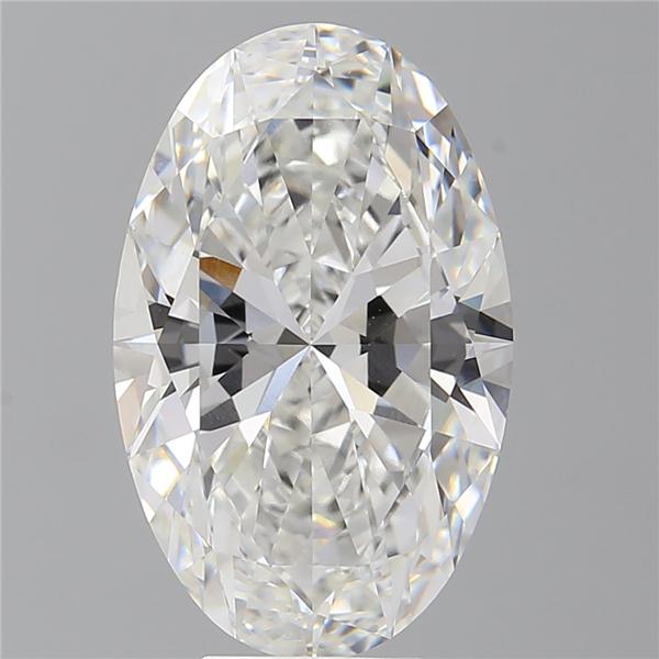 7.08 ct. oval Lab Grown Diamond front image