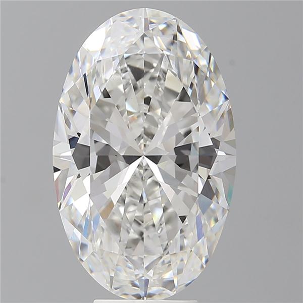 7.10 ct. oval Lab Grown Diamond front image