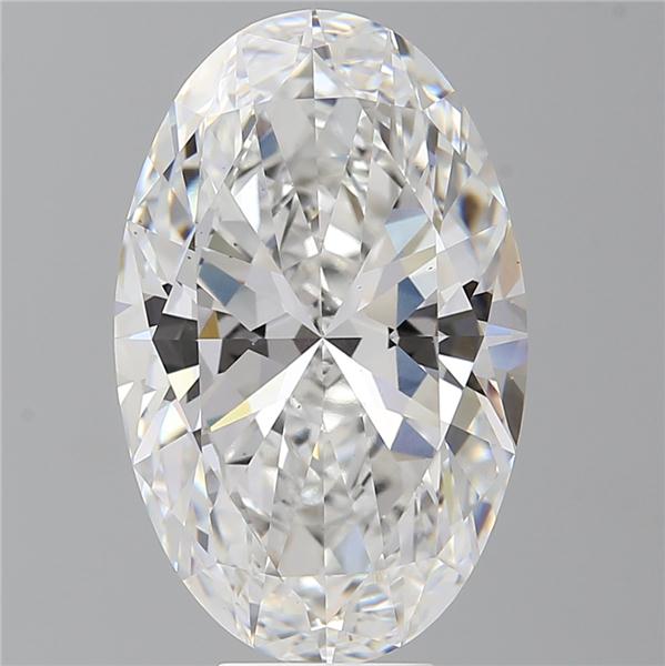 8.58 ct. oval Lab Grown Diamond front image