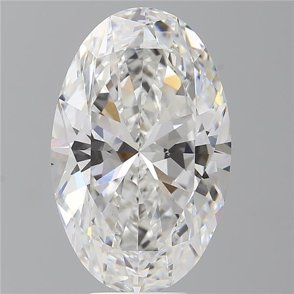8.08 ct. oval Lab Grown Diamond front image
