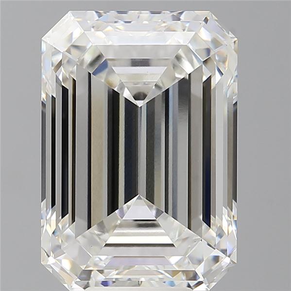 9.58 ct. emerald Lab Grown Diamond front image