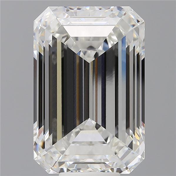 12.60 ct. emerald Lab Grown Diamond front image