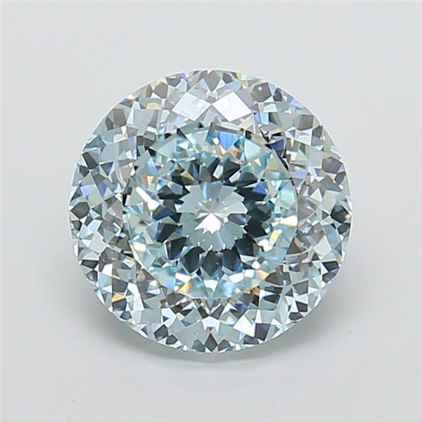 5.15 ct. round Lab Grown Diamond front image