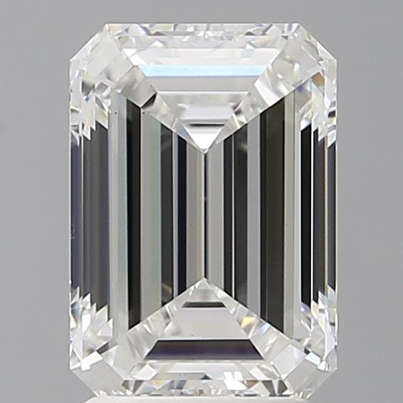 2.59 ct. emerald Lab Grown Diamond front image