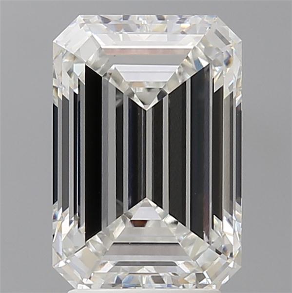 3.54 ct. emerald Lab Grown Diamond front image