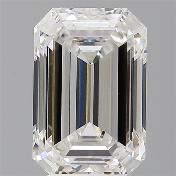 4.09 ct. emerald Lab Grown Diamond front image