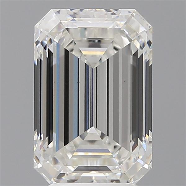 4.10 ct. emerald Lab Grown Diamond front image