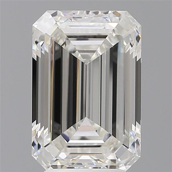 4.09 ct. emerald Lab Grown Diamond front image