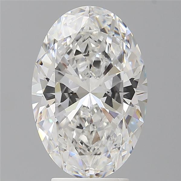 4.09 ct. oval Lab Grown Diamond front image