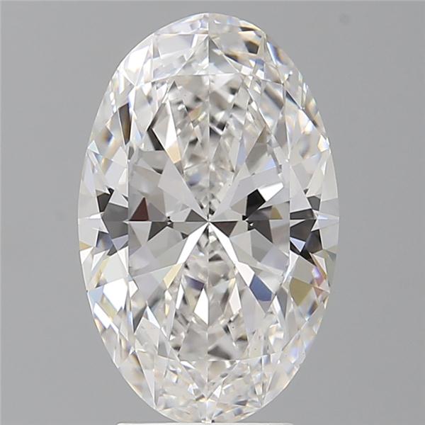 4.08 ct. oval Lab Grown Diamond front image