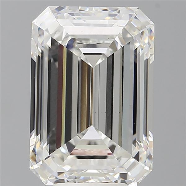 7.08 ct. emerald Lab Grown Diamond front image
