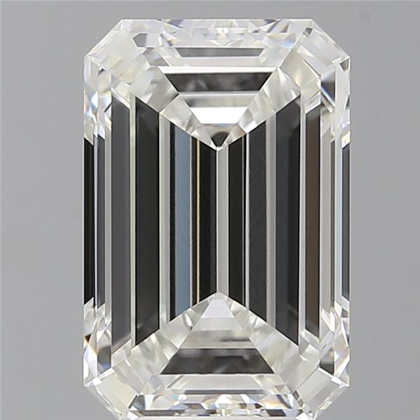 6.58 ct. emerald Lab Grown Diamond front image
