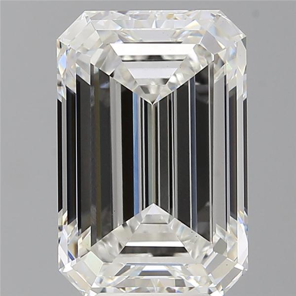 7.01 ct. emerald Lab Grown Diamond front image