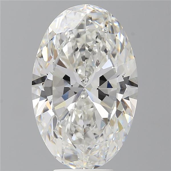 7.04 ct. oval Lab Grown Diamond front image