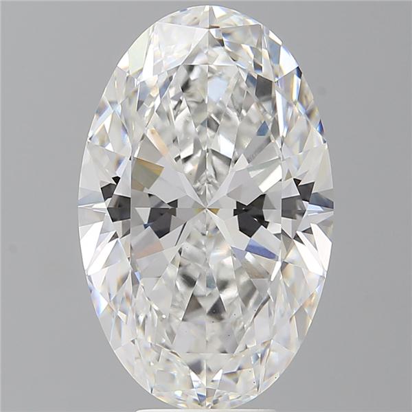 7.60 ct. oval Lab Grown Diamond front image