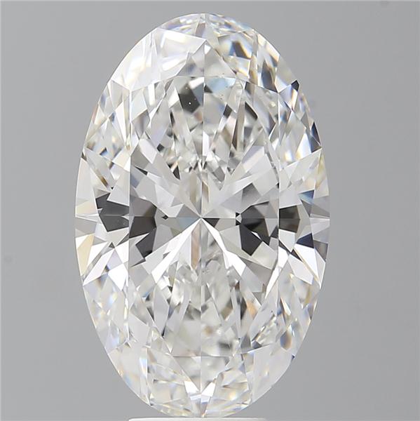 8.03 ct. oval Lab Grown Diamond front image