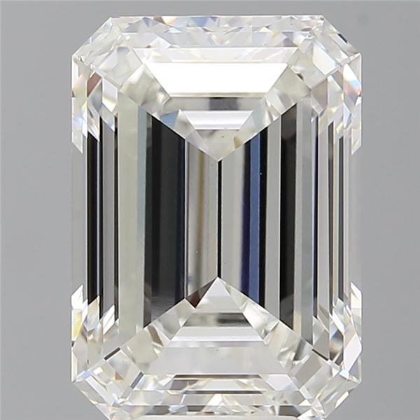 8.09 ct. emerald Lab Grown Diamond front image
