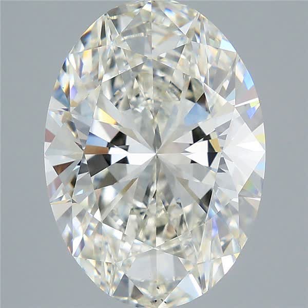 5.05 ct. oval Lab Grown Diamond front image