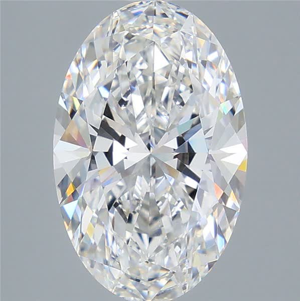 4.03 ct. oval Lab Grown Diamond front image