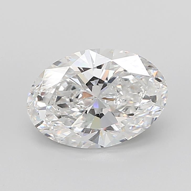 6.02 ct. oval Lab Grown Diamond front image