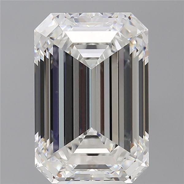 7.54 ct. emerald Lab Grown Diamond front image