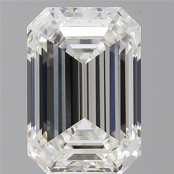 8.10 ct. emerald Lab Grown Diamond front image