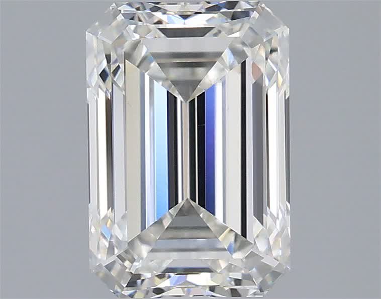 2.55 ct. emerald Lab Grown Diamond front image