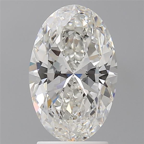 2.60 ct. oval Lab Grown Diamond front image