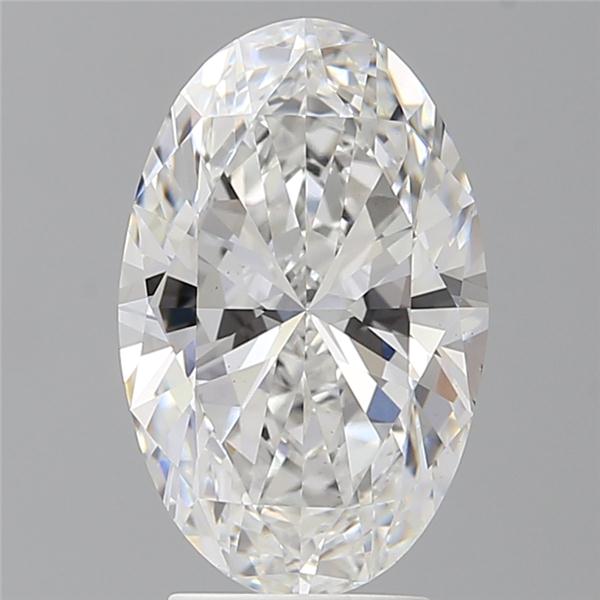 3.58 ct. oval Lab Grown Diamond front image