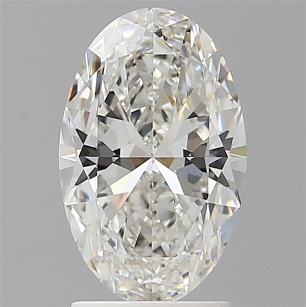 2.10 ct. oval Lab Grown Diamond front image